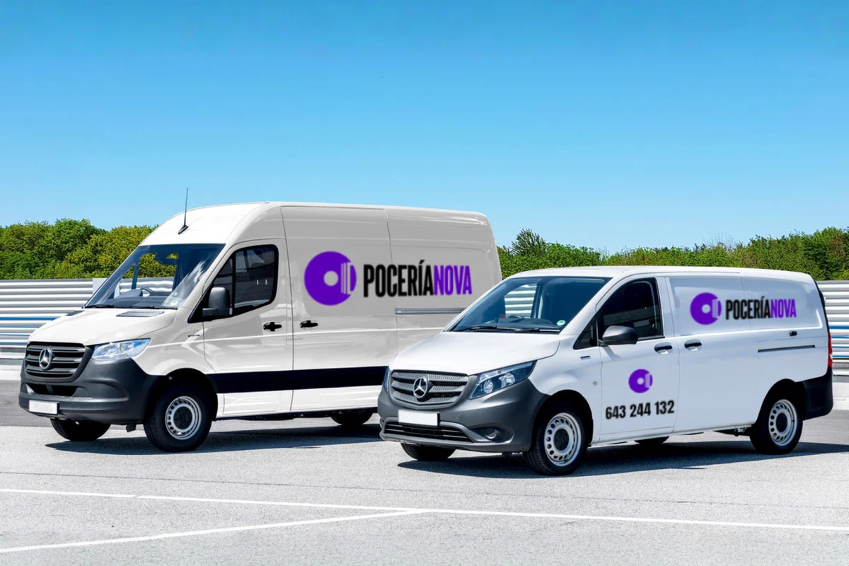 Furgonetas rotuladas - Pocería Nova